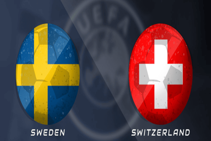 Sverige mot Schweiz i VM-kvalet i Solna